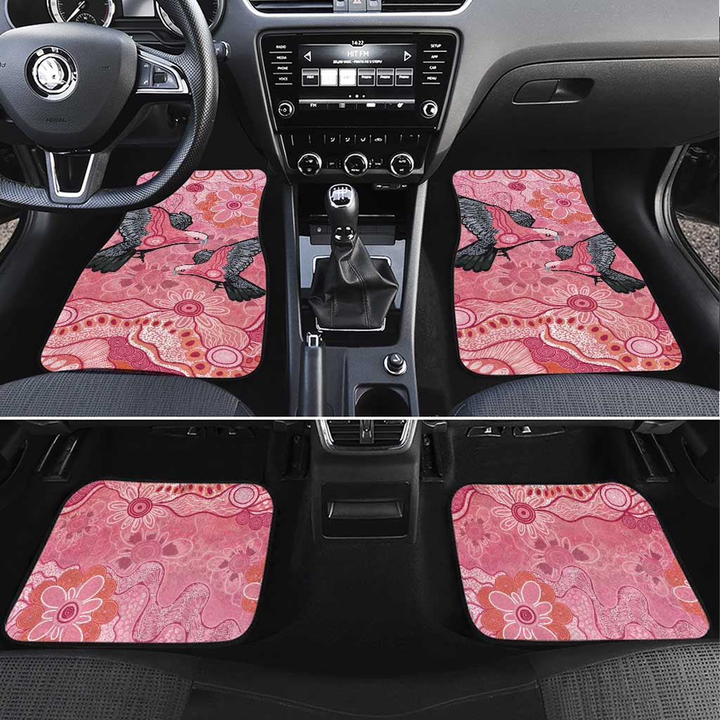 NAIDOC Week Aussie Indigenous Car Mats Aboriginal Galah Bird Contemporary Art