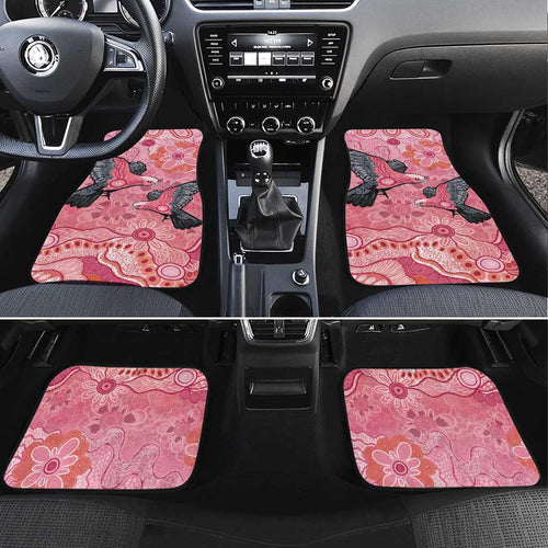 NAIDOC Week Aussie Indigenous Car Mats Aboriginal Galah Bird Contemporary Art