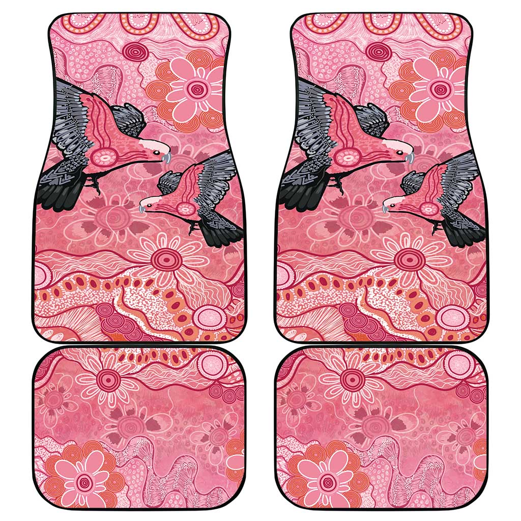 NAIDOC Week Aussie Indigenous Car Mats Aboriginal Galah Bird Contemporary Art