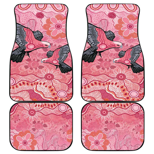 NAIDOC Week Aussie Indigenous Car Mats Aboriginal Galah Bird Contemporary Art