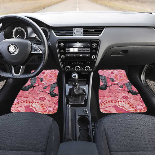 NAIDOC Week Aussie Indigenous Car Mats Aboriginal Galah Bird Contemporary Art