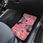 NAIDOC Week Aussie Indigenous Car Mats Aboriginal Galah Bird Contemporary Art