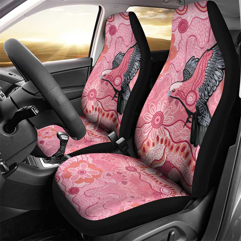 NAIDOC Week Aussie Indigenous Car Seat Cover Aboriginal Galah Bird Contemporary Art