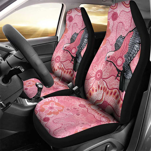 NAIDOC Week Aussie Indigenous Car Seat Cover Aboriginal Galah Bird Contemporary Art