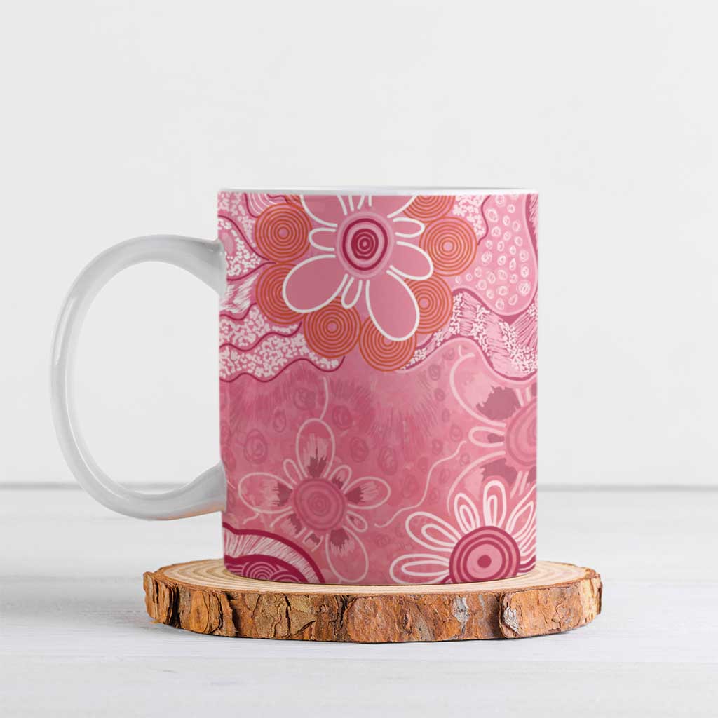 NAIDOC Week Aussie Indigenous Ceramic Mug Aboriginal Galah Bird Contemporary Art