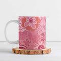 NAIDOC Week Aussie Indigenous Ceramic Mug Aboriginal Galah Bird Contemporary Art