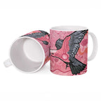 NAIDOC Week Aussie Indigenous Ceramic Mug Aboriginal Galah Bird Contemporary Art