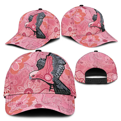 NAIDOC Week Aussie Indigenous Classic Cap Aboriginal Galah Bird Contemporary Art
