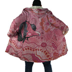 NAIDOC Week Aussie Indigenous Cloak Aboriginal Galah Bird Contemporary Art