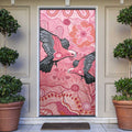NAIDOC Week Aussie Indigenous Door Cover Aboriginal Galah Bird Contemporary Art
