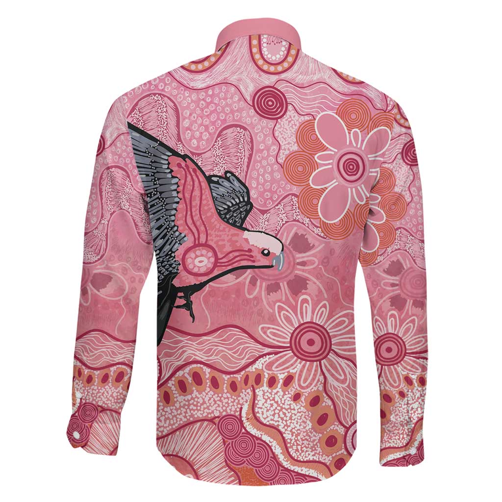 NAIDOC Week Aussie Indigenous Family Matching Long Sleeve Bodycon Dress and Hawaiian Shirt Aboriginal Galah Bird Contemporary Art