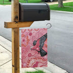 NAIDOC Week Aussie Indigenous Garden Flag Aboriginal Galah Bird Contemporary Art