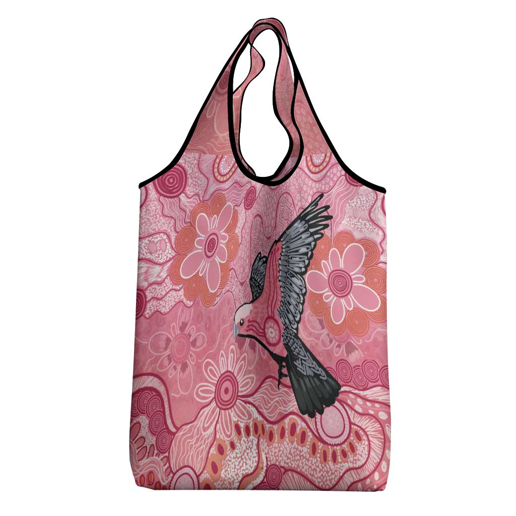 NAIDOC Week Aussie Indigenous Grocery Bag Aboriginal Galah Bird Contemporary Art