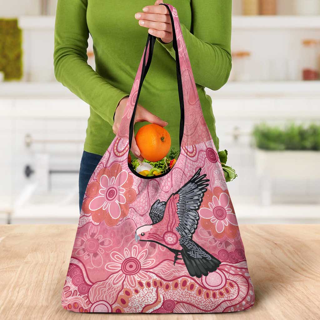 NAIDOC Week Aussie Indigenous Grocery Bag Aboriginal Galah Bird Contemporary Art