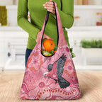 NAIDOC Week Aussie Indigenous Grocery Bag Aboriginal Galah Bird Contemporary Art