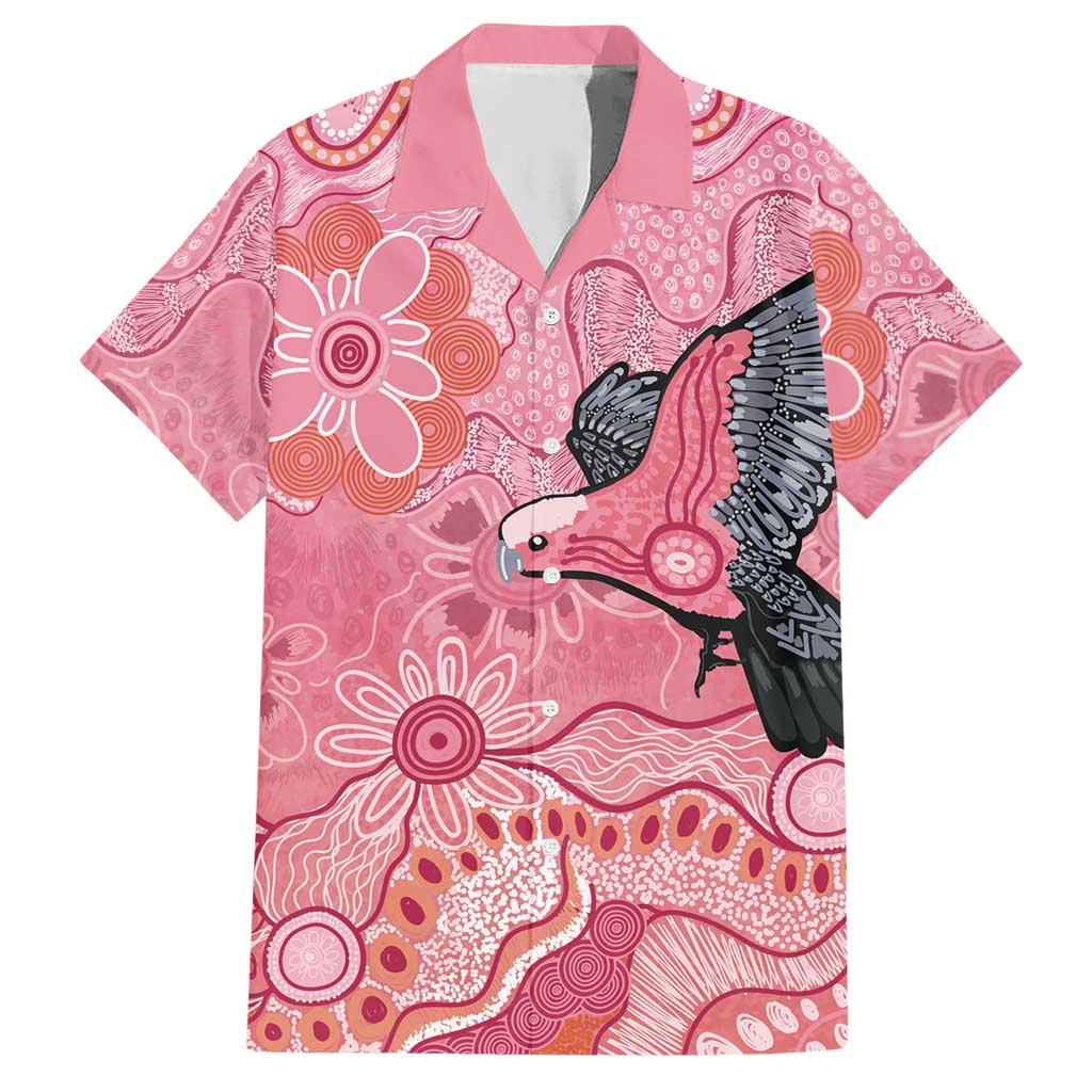 NAIDOC Week Aussie Indigenous Hawaiian Shirt Aboriginal Galah Bird Contemporary Art