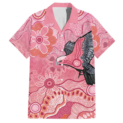 NAIDOC Week Aussie Indigenous Hawaiian Shirt Aboriginal Galah Bird Contemporary Art