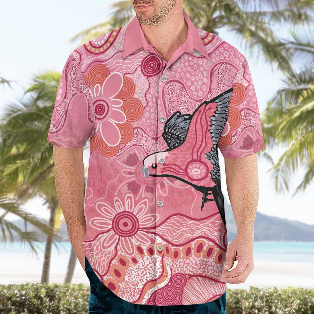 NAIDOC Week Aussie Indigenous Hawaiian Shirt Aboriginal Galah Bird Contemporary Art