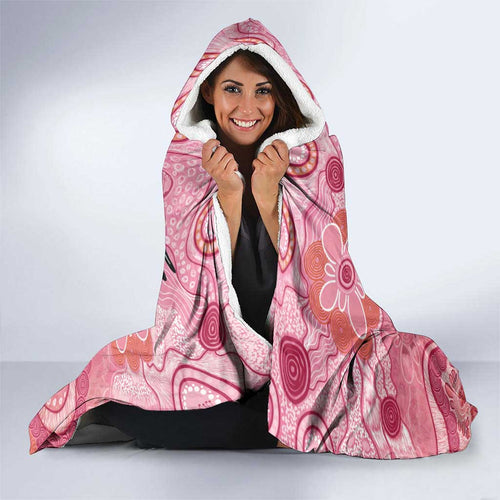 NAIDOC Week Aussie Indigenous Hooded Blanket Aboriginal Galah Bird Contemporary Art