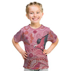 NAIDOC Week Aussie Indigenous Kid T Shirt Aboriginal Galah Bird Contemporary Art