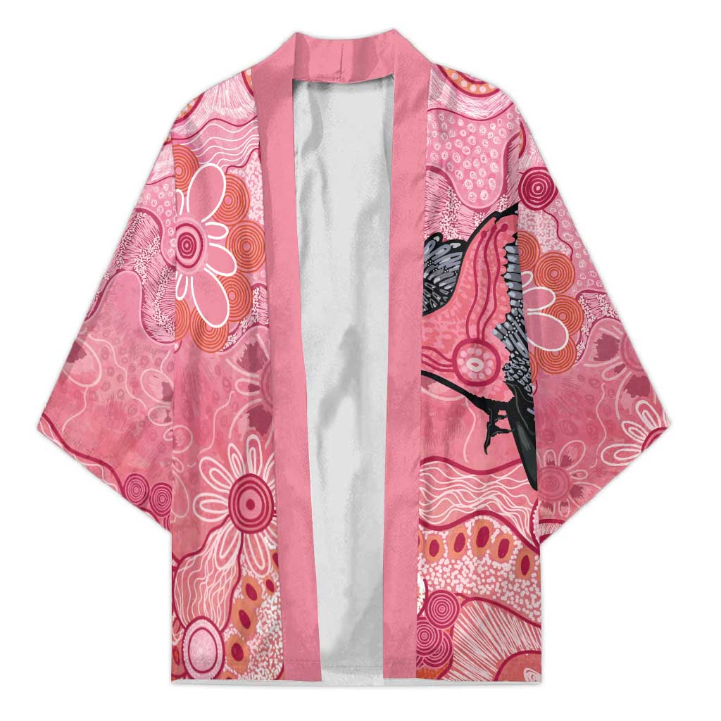 NAIDOC Week Aussie Indigenous Kimono Aboriginal Galah Bird Contemporary Art