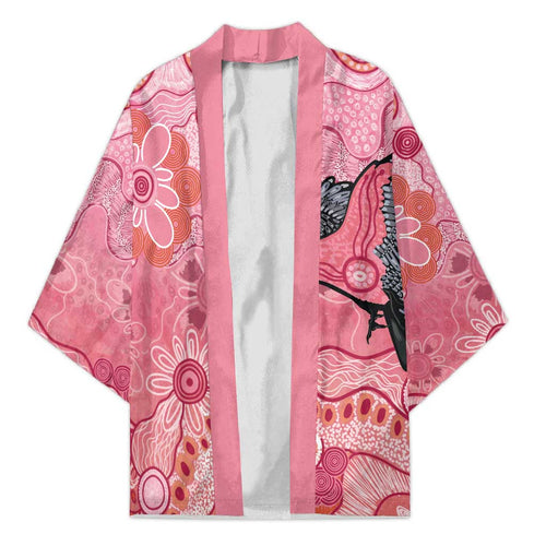 NAIDOC Week Aussie Indigenous Kimono Aboriginal Galah Bird Contemporary Art