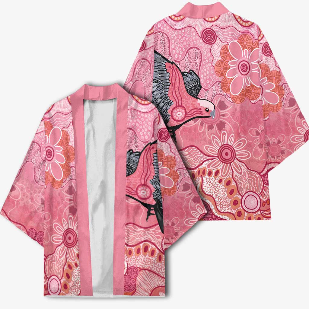 NAIDOC Week Aussie Indigenous Kimono Aboriginal Galah Bird Contemporary Art