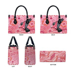 NAIDOC Week Aussie Indigenous Leather Bag Aboriginal Galah Bird Contemporary Art