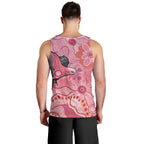 NAIDOC Week Aussie Indigenous Men Tank Top Aboriginal Galah Bird Contemporary Art