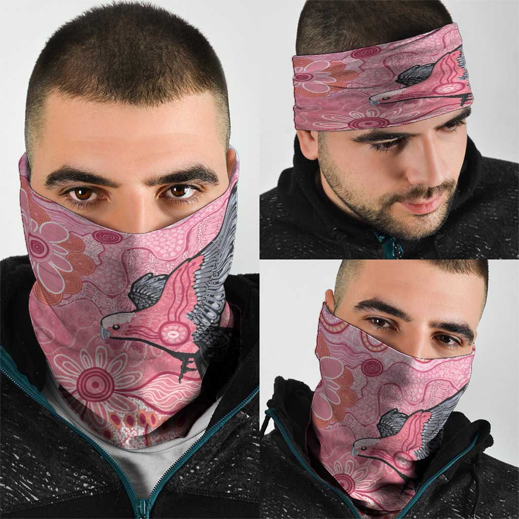 NAIDOC Week Aussie Indigenous Neck Gaiter Aboriginal Galah Bird Contemporary Art