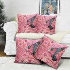 NAIDOC Week Aussie Indigenous Pillow Cover Aboriginal Galah Bird Contemporary Art