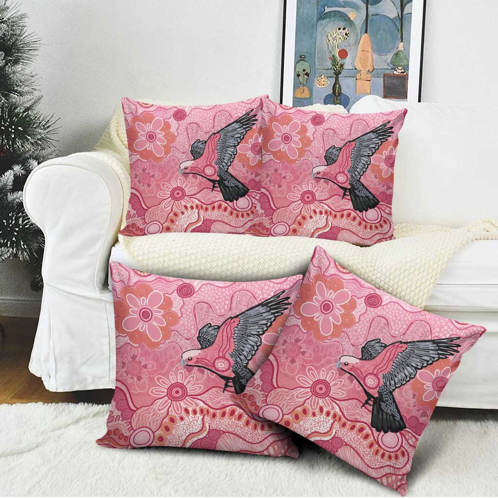 NAIDOC Week Aussie Indigenous Pillow Cover Aboriginal Galah Bird Contemporary Art