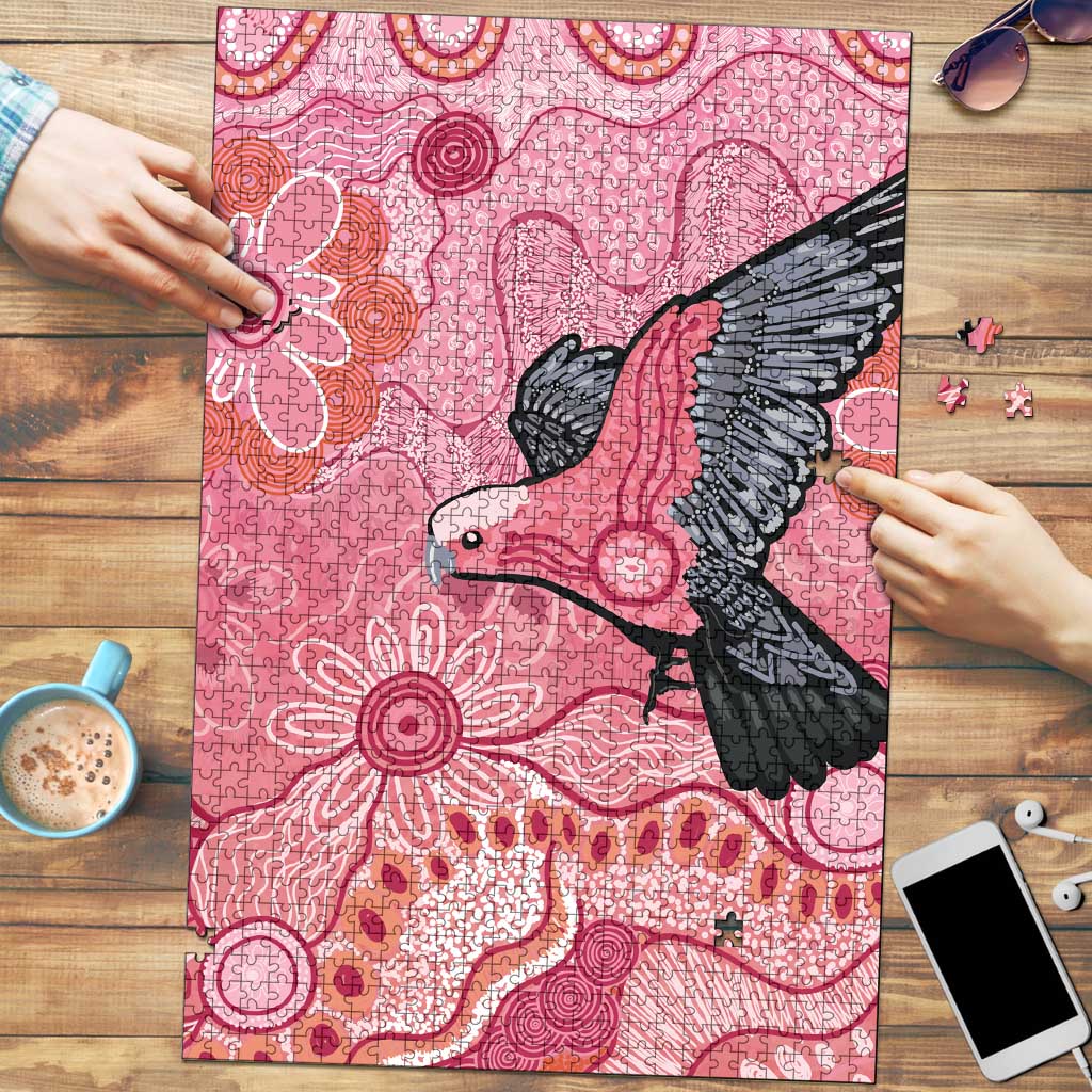 NAIDOC Week Aussie Indigenous Puzzle Aboriginal Galah Bird Contemporary Art