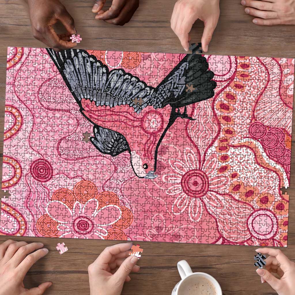 NAIDOC Week Aussie Indigenous Puzzle Aboriginal Galah Bird Contemporary Art