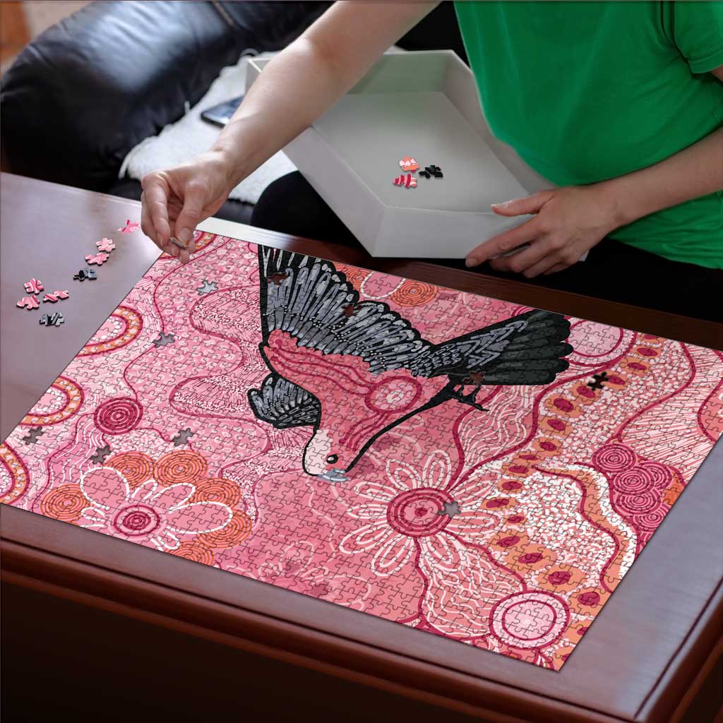 NAIDOC Week Aussie Indigenous Puzzle Aboriginal Galah Bird Contemporary Art