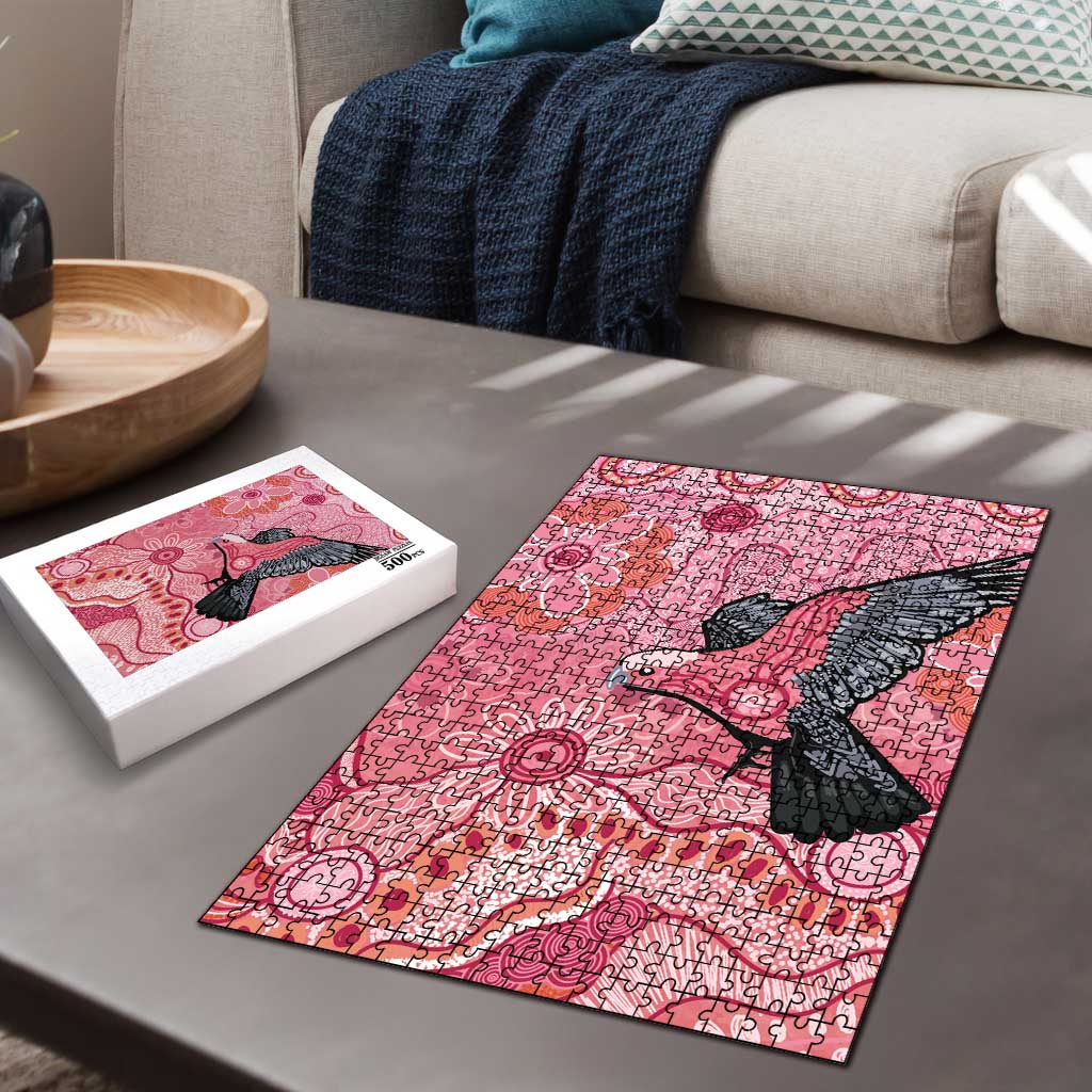 NAIDOC Week Aussie Indigenous Puzzle Aboriginal Galah Bird Contemporary Art