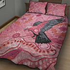 NAIDOC Week Aussie Indigenous Quilt Bed Set Aboriginal Galah Bird Contemporary Art