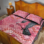 NAIDOC Week Aussie Indigenous Quilt Bed Set Aboriginal Galah Bird Contemporary Art