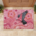NAIDOC Week Aussie Indigenous Rubber Doormat Aboriginal Galah Bird Contemporary Art