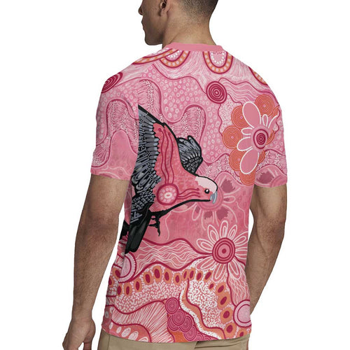 NAIDOC Week Aussie Indigenous Rugby Jersey Aboriginal Galah Bird Contemporary Art