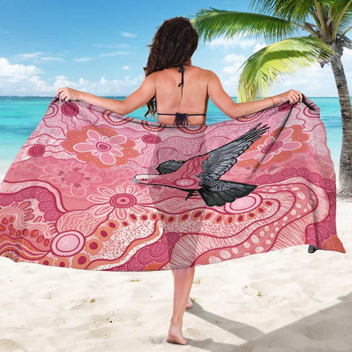 NAIDOC Week Aussie Indigenous Sarong Aboriginal Galah Bird Contemporary Art