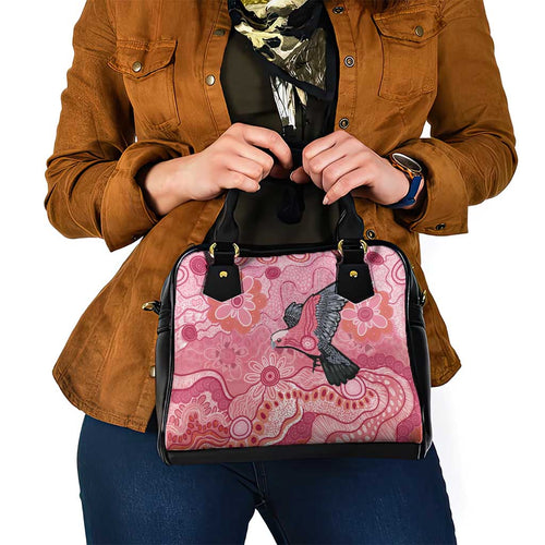 NAIDOC Week Aussie Indigenous Shoulder Handbag Aboriginal Galah Bird Contemporary Art