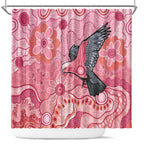NAIDOC Week Aussie Indigenous Shower Curtain Aboriginal Galah Bird Contemporary Art