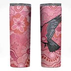 NAIDOC Week Aussie Indigenous Skinny Tumbler Aboriginal Galah Bird Contemporary Art