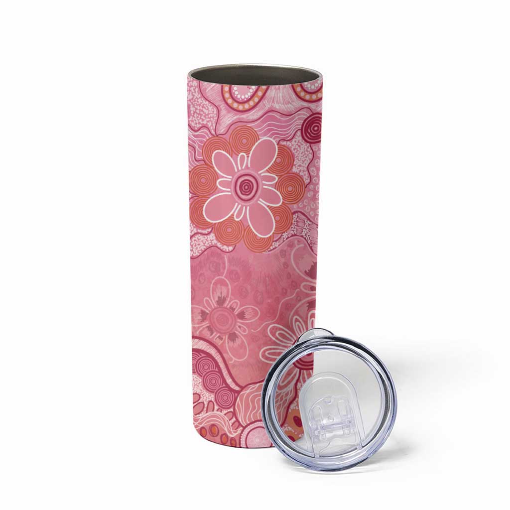 NAIDOC Week Aussie Indigenous Skinny Tumbler Aboriginal Galah Bird Contemporary Art