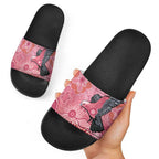 NAIDOC Week Aussie Indigenous Slide Sandals Aboriginal Galah Bird Contemporary Art