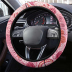 NAIDOC Week Aussie Indigenous Steering Wheel Cover Aboriginal Galah Bird Contemporary Art