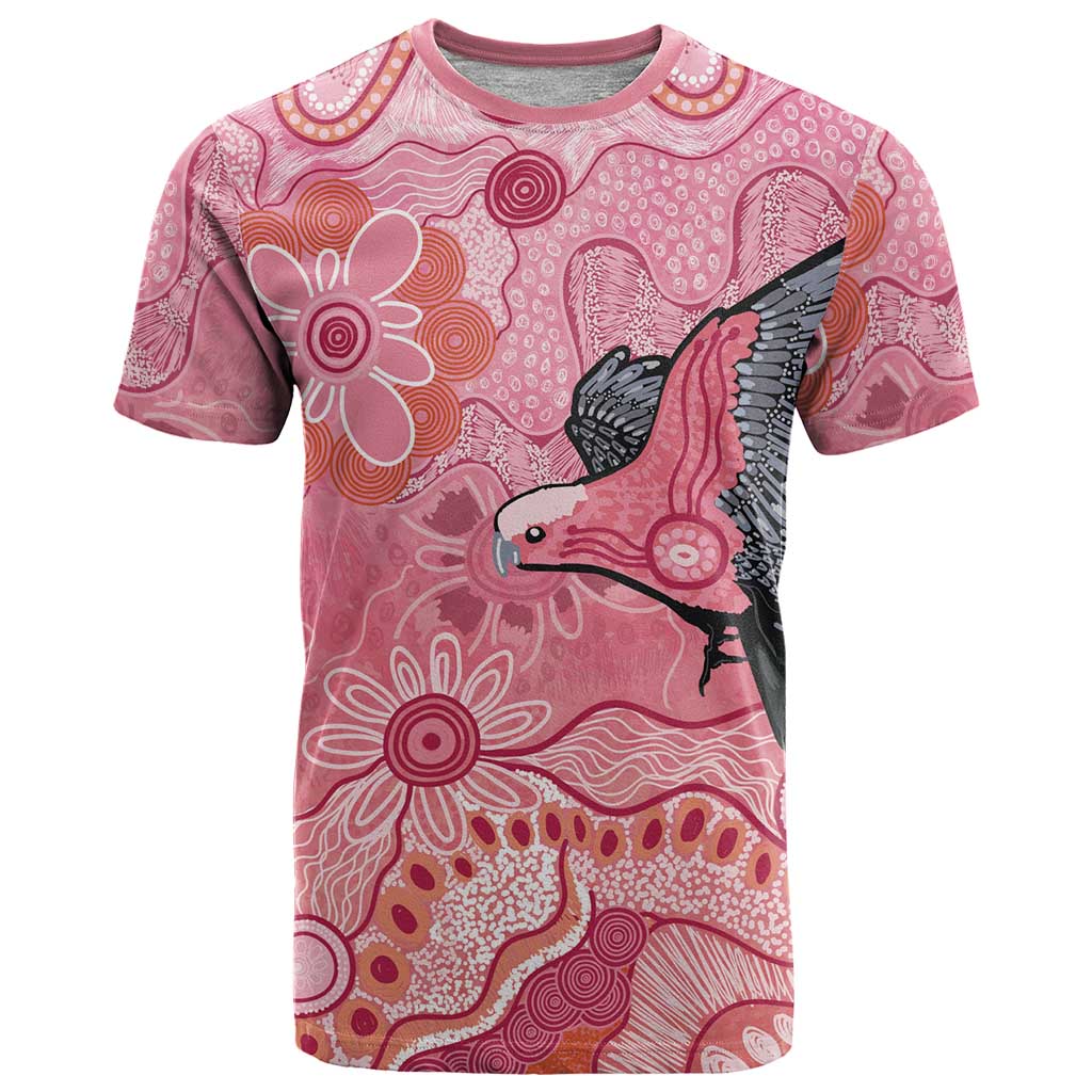 NAIDOC Week Aussie Indigenous T Shirt Aboriginal Galah Bird Contemporary Art