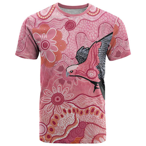 NAIDOC Week Aussie Indigenous T Shirt Aboriginal Galah Bird Contemporary Art