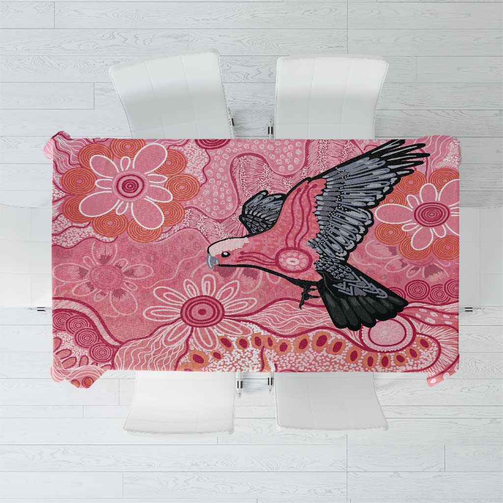 NAIDOC Week Aussie Indigenous Tablecloth Aboriginal Galah Bird Contemporary Art